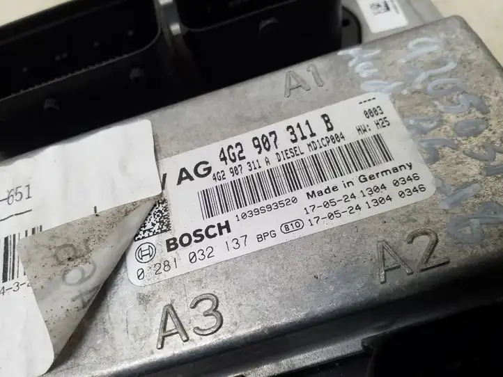 Audi A6 C7 (2014 - 2018) 4G2907311B Блок управления двигателем (ЭБУ) — фото 2