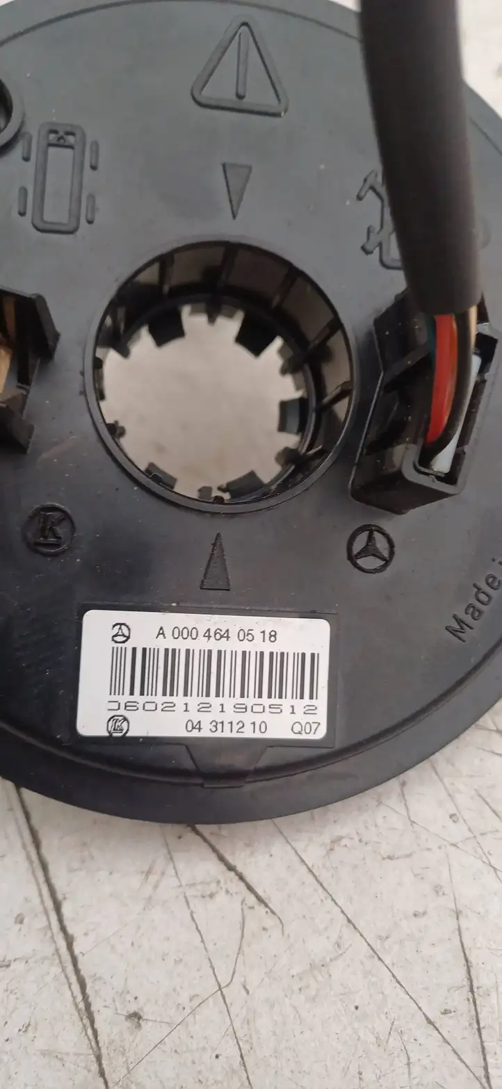 Mercedes-Benz E W211 (2002 - 2009) A0004640518 Контактное кольцо SRS — фото 3