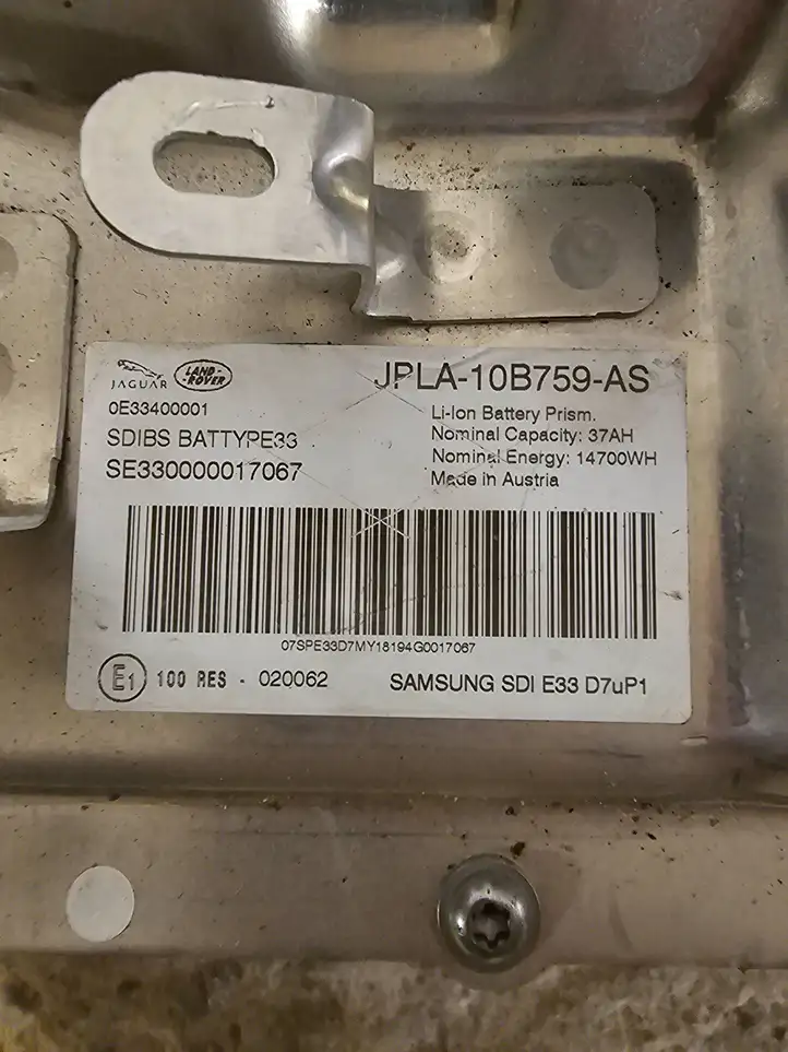 Land Rover Range Rover Sport L461 (2017 - ) JPLA10B759AS Аккумулятор гибридного / электрического автомобиля — фото 4