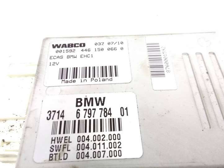 BMW 5 GT F07 (2010 - 2017)  6797784 Блок управления пневмоподвеской (задний)