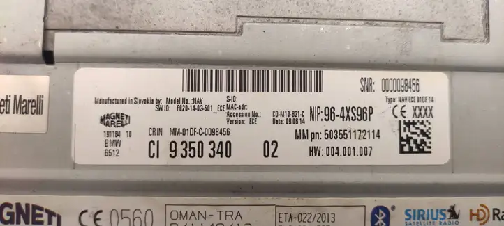 BMW 3 F30 F35 F31 (2012 - 2018) 9350340 Магнитола / мультимедийная система — фото 4
