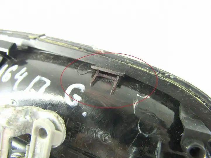 Subaru Legacy (2003 - 2009) Наружная ручка задней двери — фото 1