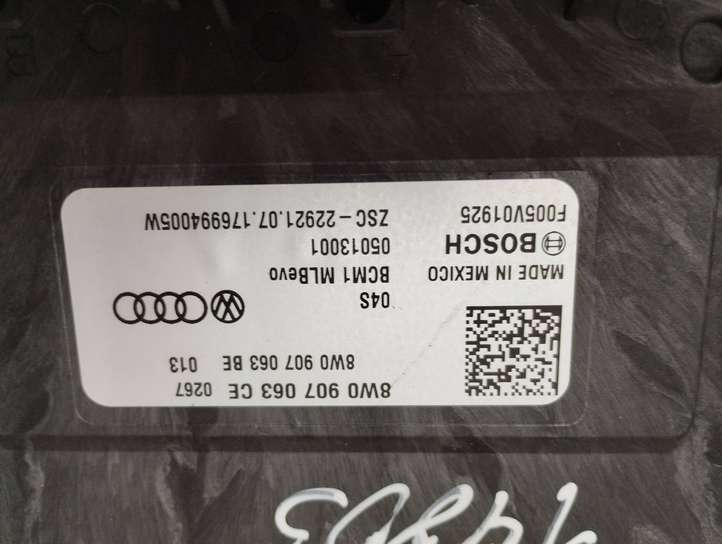 Audi Q5 (2017 - )  8W0907063CE Mодуль kомфортa