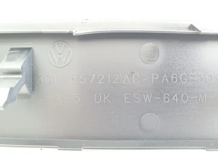 Volkswagen PASSAT CC (2008 - 2012) 3C1857212AC Декоративная планка — фото 7