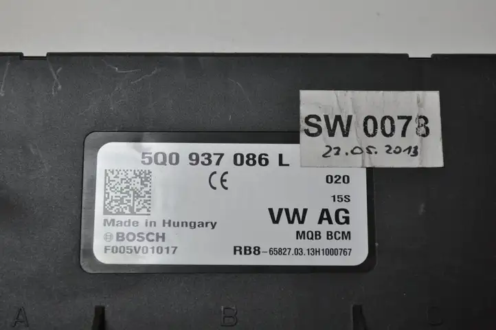 Volkswagen Golf VII (2013 - 2019) 5Q0937086L Модуль управления кузовом (BCM) — фото 4