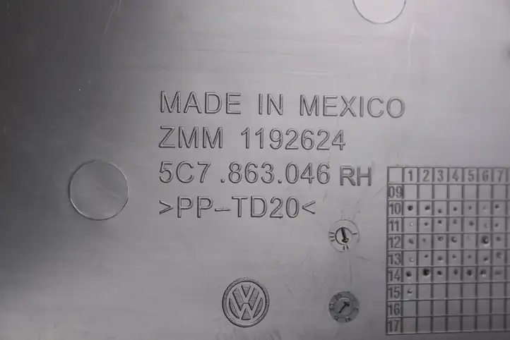 Volkswagen Jetta VI (2011 - 2018) 5C7863046 Прочие детали салона — фото 3