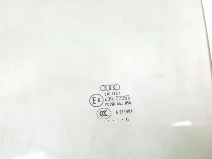 Audi A6 S6 C6 4F (2004 - 2008) Стекло передней двери — фото 2