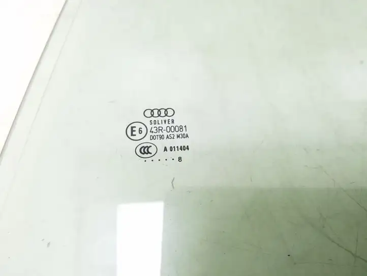 Audi A6 S6 C6 4F (2004 - 2008) Стекло задней двери — фото 2