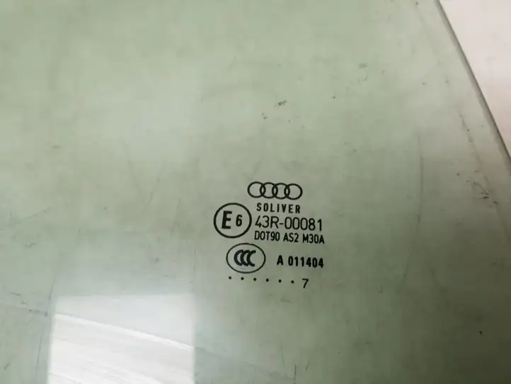 Audi A6 S6 C6 4F (2004 - 2008) Стекло задней двери — фото 2
