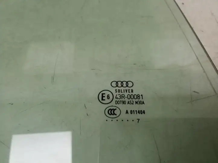 Audi A6 S6 C6 4F (2008 - 2011) Стекло задней двери — фото 2