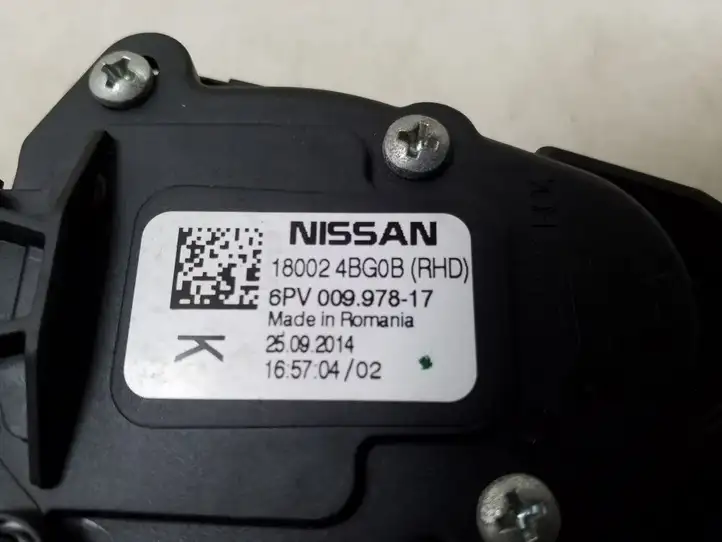 Nissan Qashqai (2013 - 2017) 180024BG0B Педаль акселератора — фото 2