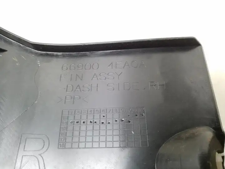 Nissan Qashqai (2013 - 2017) 669004EA0A Внутренняя отделка переднего порога — фото 2