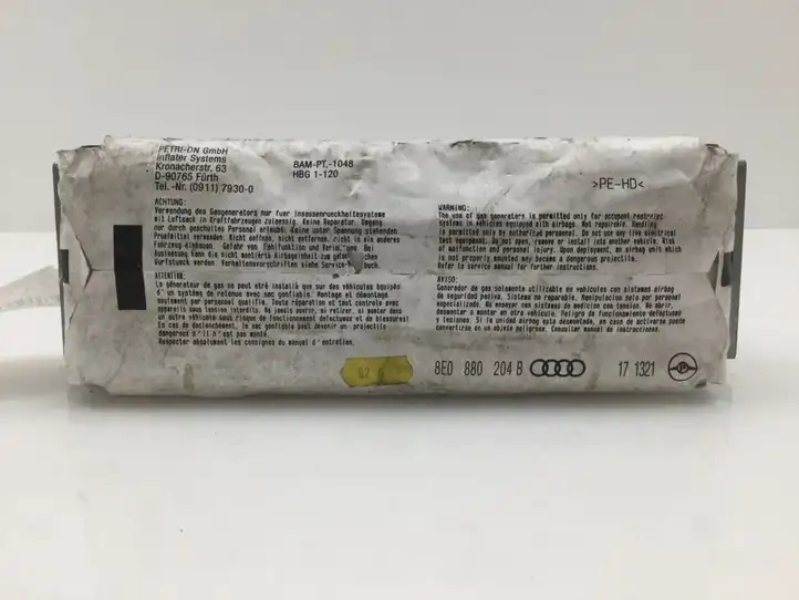 Audi A4 S4 B6 8E 8H (2000 - 2006) 8E0880204B Подушка безопасности пассажира — фото 4