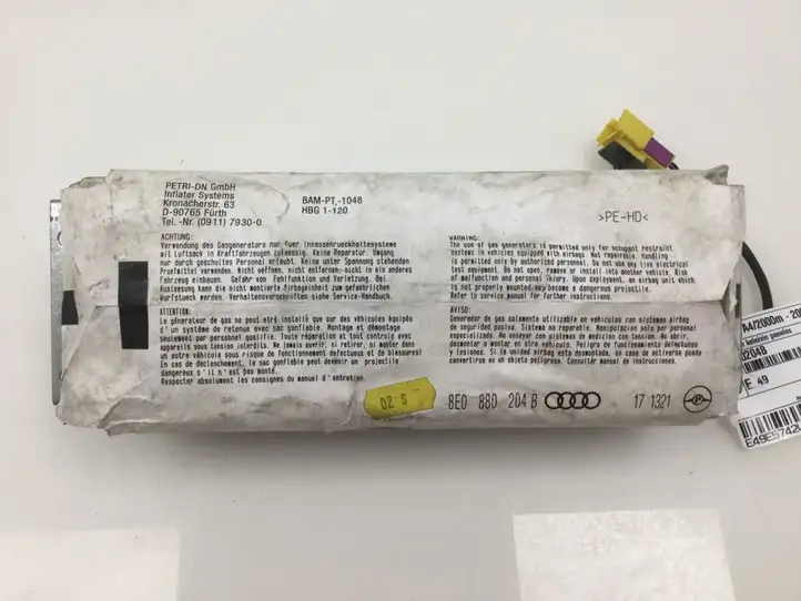 Audi A4 S4 B6 8E 8H (2000 - 2006) 8E0880204B Подушка безопасности пассажира — фото 2