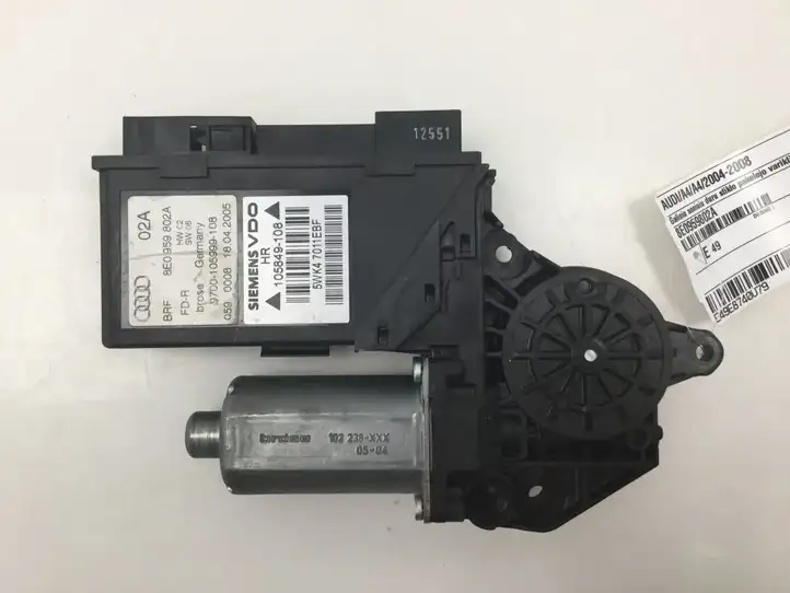 Audi A4 S4 B7 8E 8H (2004 - 2009) 8E0959802A Стеклоподъемник задней двери — фото 4