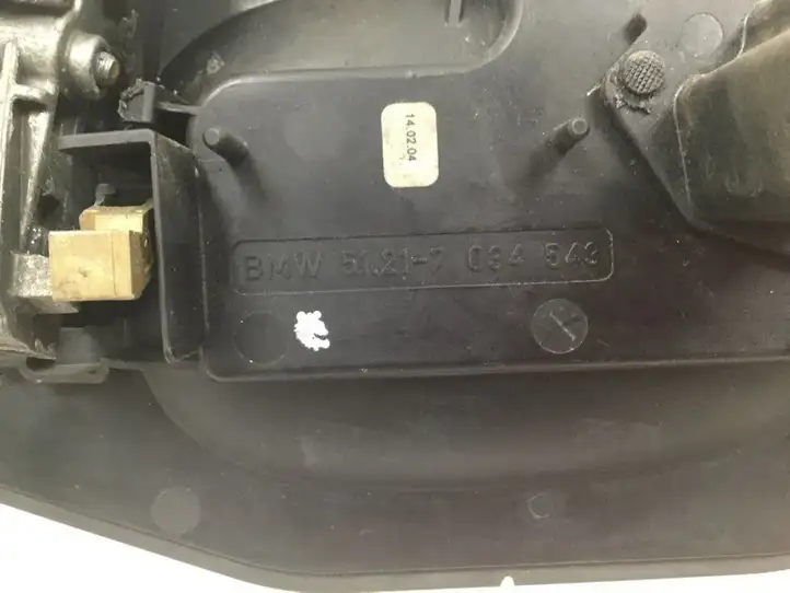 BMW 5 E60 E61 (2004 - 2010) 5121034543 Наружная ручка задней двери — фото 2
