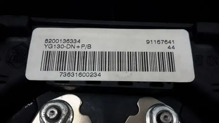 Opel Vivaro (2006 - 2014) 8200136334 Подушка безопасности руля — фото 3