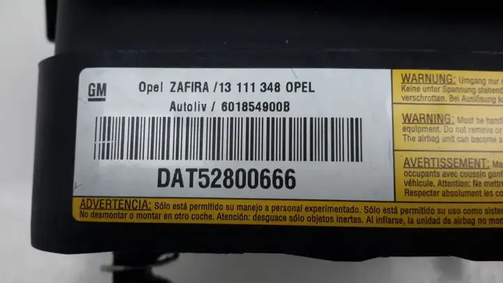 Opel Zafira B (2003 - 2006) 13111348 Подушка безопасности руля — фото 2
