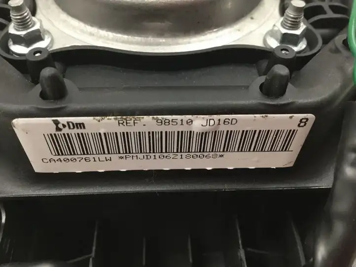 Nissan Qashqai (2006 - 2010) 98510JD16D Подушка безопасности руля — фото 3