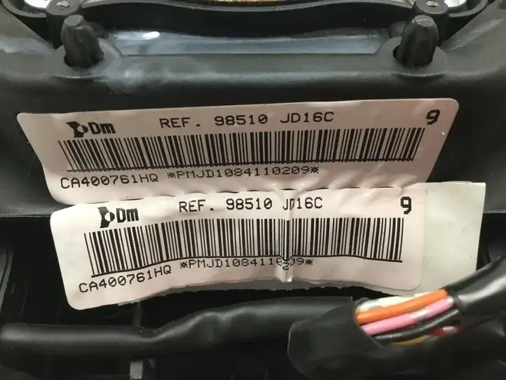 Nissan Qashqai (2006 - 2010) 98510JD16C Подушка безопасности руля — фото 2