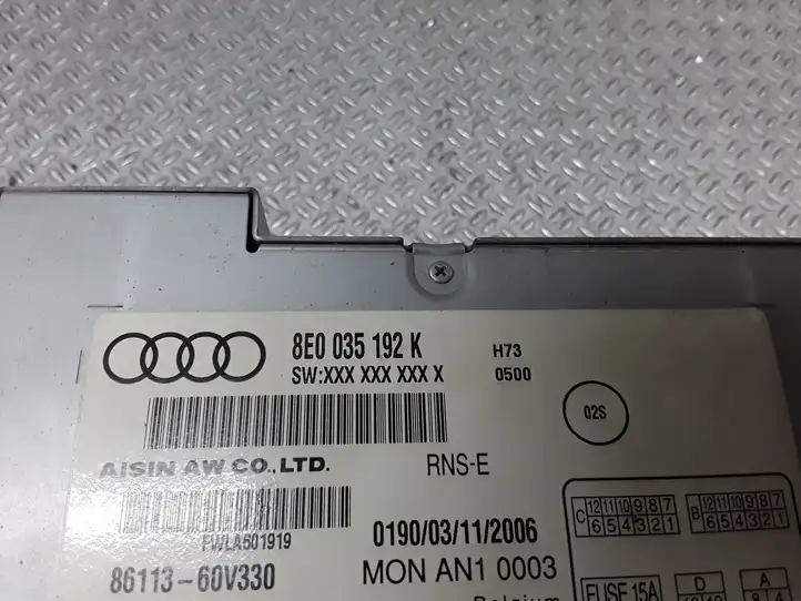 Audi A4 S4 B7 8E 8H (2004 - 2009) 8E0035192K Магнитола / мультимедийная система — фото 2