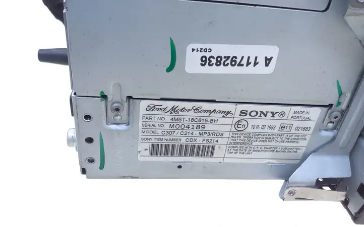 Ford Focus (2005 - 2008) 4M5T18C815BH Магнитола / мультимедийная система — фото 4