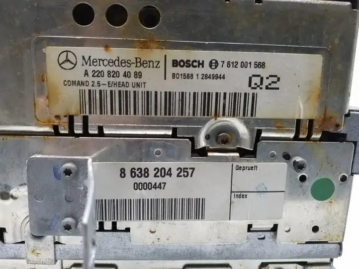 Mercedes-Benz S W220 (1998 - 2006) A2208204089 Магнитола / мультимедийная система — фото 5