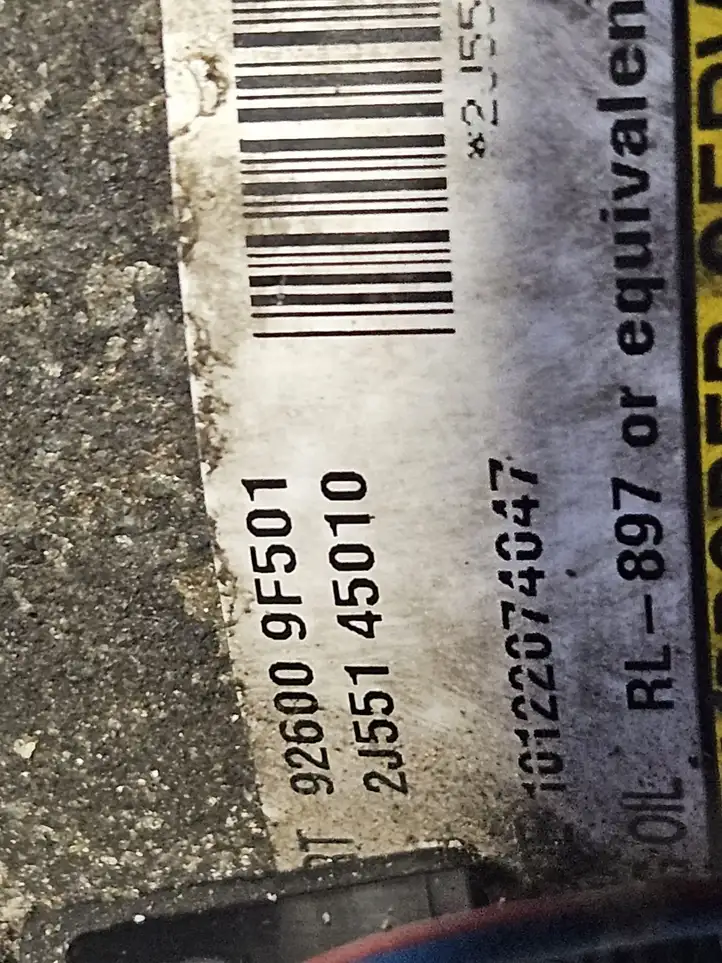 Nissan Almera N16 (2000 - 2010) 926009F501 Компрессор (насос) кондиционера воздуха — фото 3