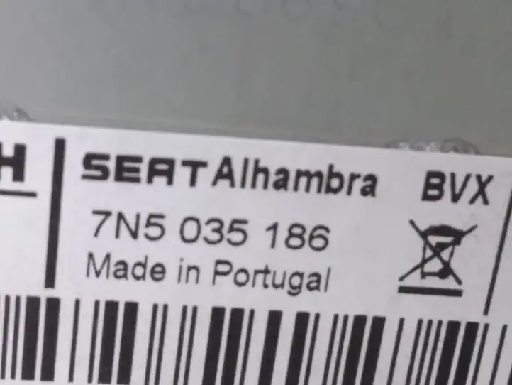 Seat Alhambra (Mk2) (2010 - 2017) 7N5035186 Магнитола / мультимедийная система — фото 4