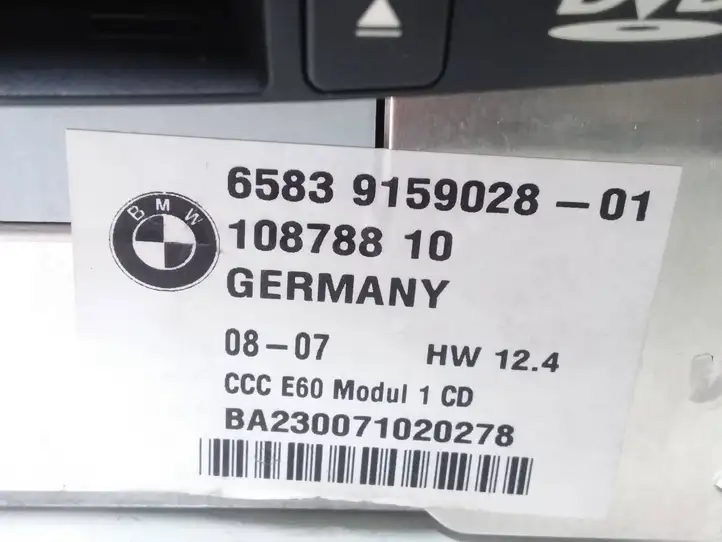 BMW 5 E60 E61 (2004 - 2010) 9159028 Магнитола / мультимедийная система — фото 2