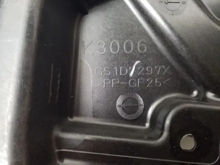 Mazda 6 (2007 - 2009) GS1D7297X Рамка дверного стекла задней двери — фото 2