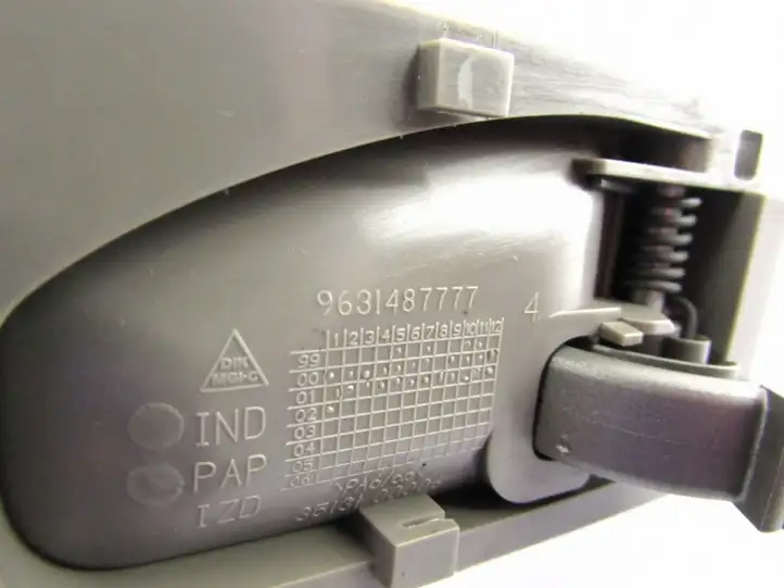 Citroen Xsara Picasso (1999 - 2012) Внутренняя ручка задней двери — фото 1