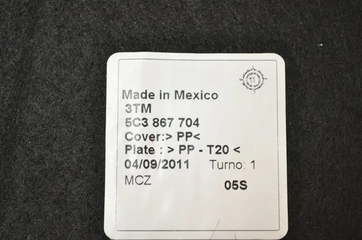 Volkswagen Beetle A5 (2011 - 2018) 5C3867704 Прочие детали салона — фото 3