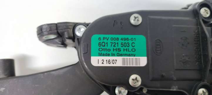 Volkswagen Fox (2005 - 2009)  6Q1721503C Педаль акселератора