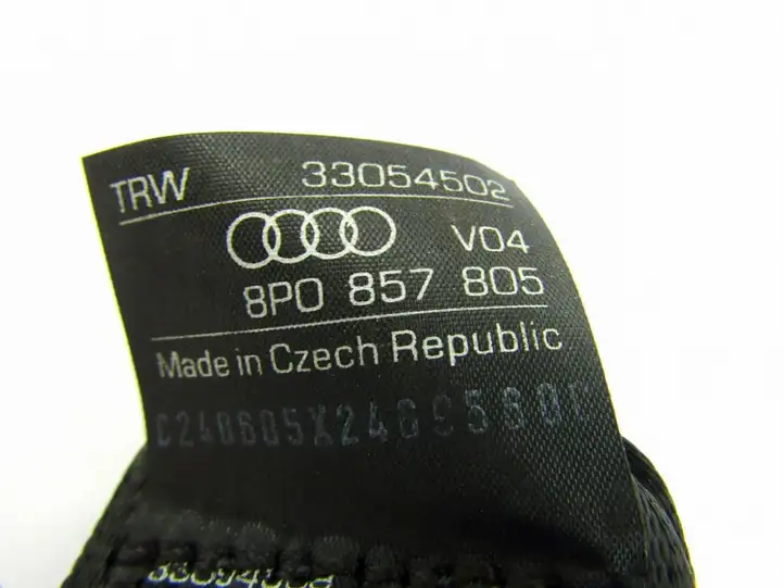 Audi A3/S3 8P (2004 - 2008) Задний ремень безопасности — фото 3