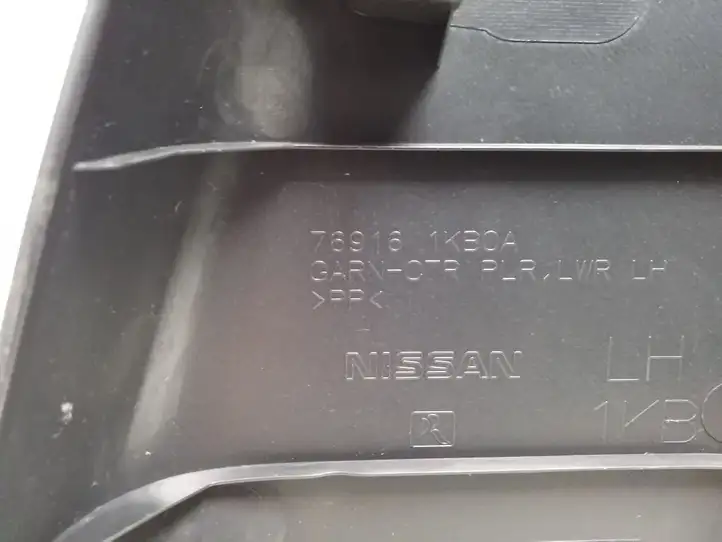 Nissan Juke I F15 (2010 - 2018) 769161KB0A Нижняя обшивка стойки B — фото 3