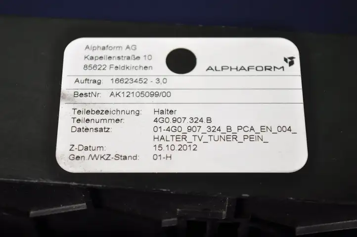 Audi A7 S7 4G (2014 - 2018) 4G0907324B Прочие детали салона — фото 4