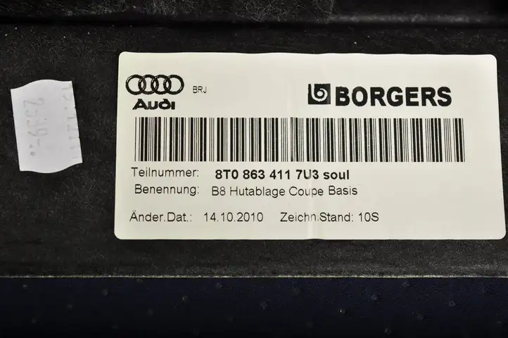 Audi A5 8T 8F (2011 - 2016) 8T0863411 Задний подоконник — фото 4