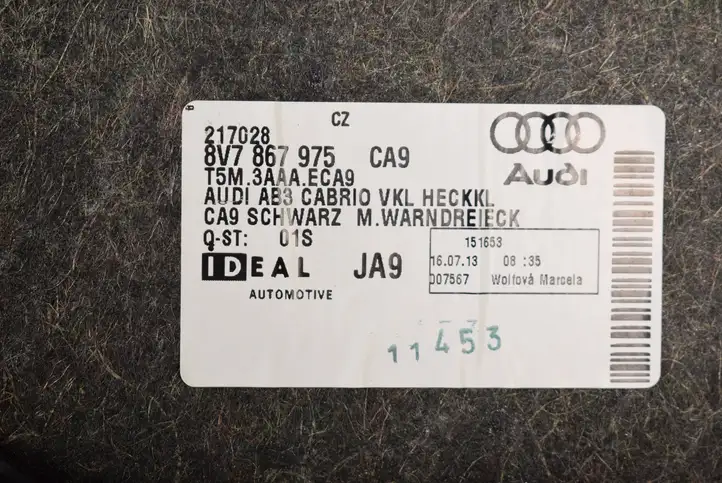 Audi A3/S3 8V (2012 - 2016) 8V7867975 Обшивка багажника — фото 4
