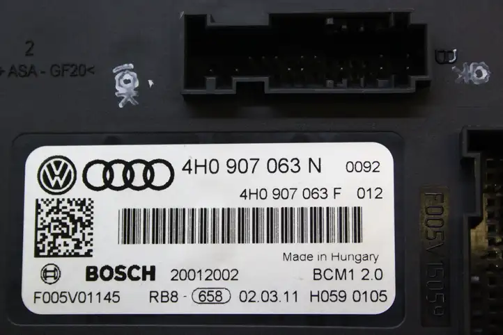 Audi A7 S7 4G (2010 - 2014) 4H0907063N Модуль управления кузовом (BCM) — фото 2