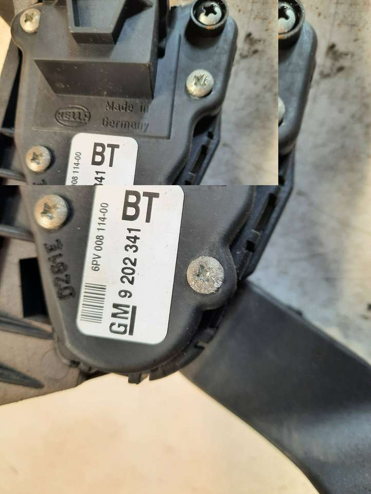 Opel Zafira (1999 - 2003)  9202341 Педаль акселератора