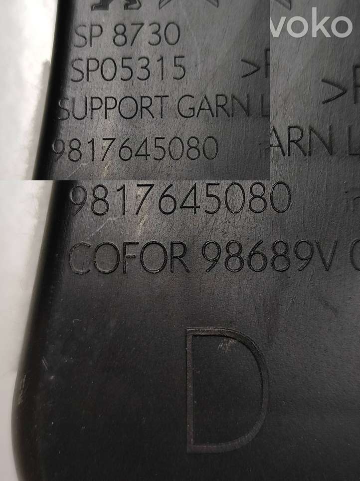 Peugeot 508 (2018 - )  9817645080  Держатель заднего бампера (кронштейн)
