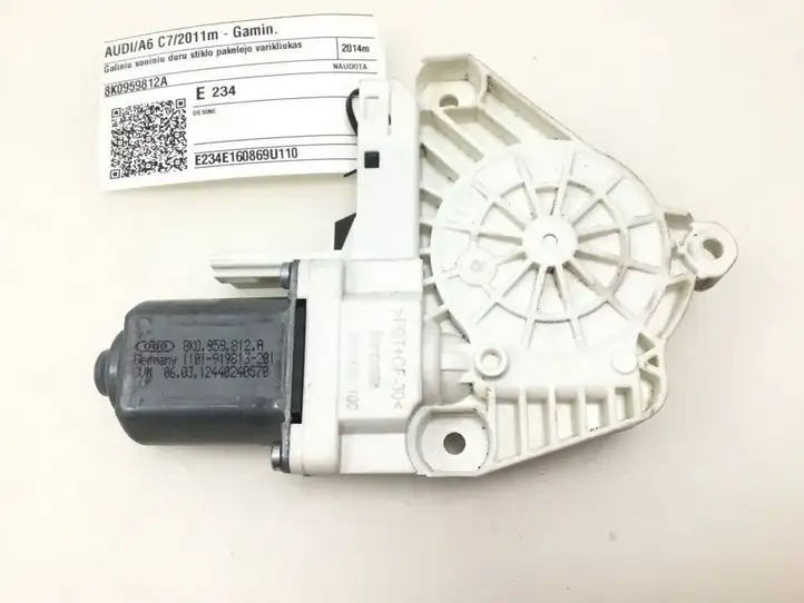 Audi A6 C7 (2011 - 2014) 8K0959812A Стеклоподъемник задней двери — фото 1