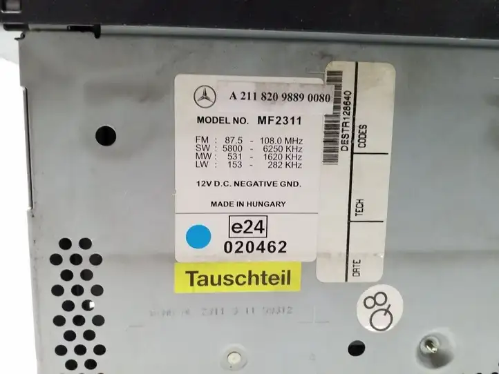 Mercedes-Benz E W211 (2002 - 2009) A2118209889 Магнитола / мультимедийная система — фото 5