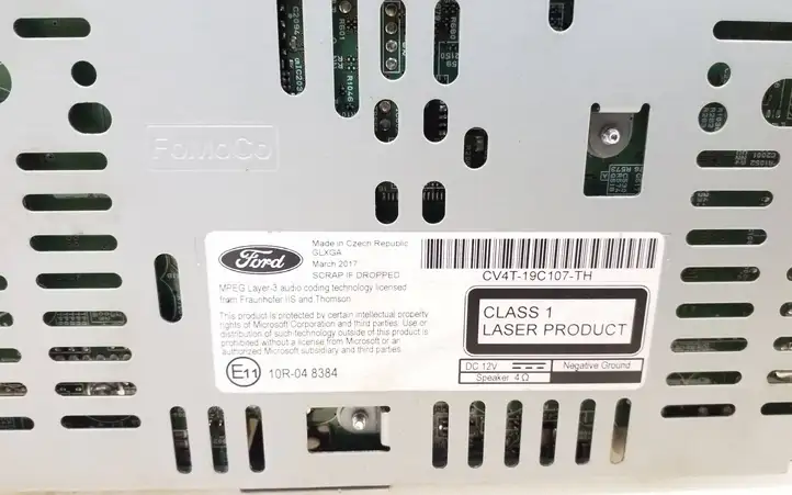 Ford Kuga II (2013 - 2019)  CV4T19C107TH Радио/ проигрыватель CD/DVD / навигация