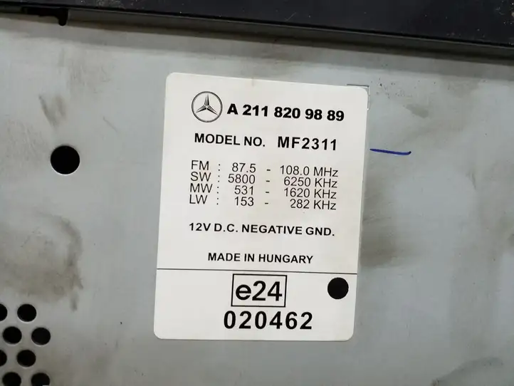 Mercedes-Benz E W211 (2002 - 2009) A2118209889 Магнитола / мультимедийная система — фото 7