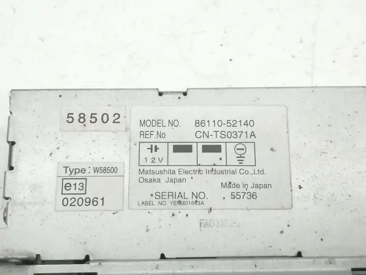 Toyota Yaris (2003 - 2005) 8611052140 Магнитола / мультимедийная система — фото 2