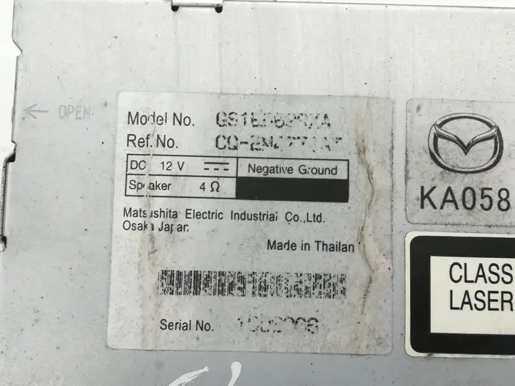 Mazda 6 (2009 - 2012) GS1E669RXA Магнитола / мультимедийная система — фото 2