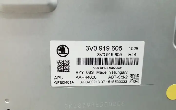 Skoda Superb B8 (3V) (2015 - 2023) 3V0919605 Магнитола / мультимедийная система — фото 7