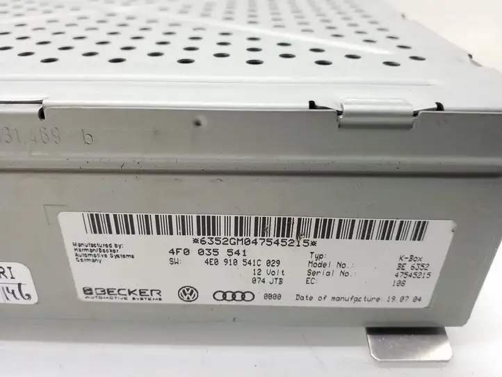 Audi A6 S6 C6 4F (2004 - 2008) 4F0035541 Магнитола / мультимедийная система — фото 7